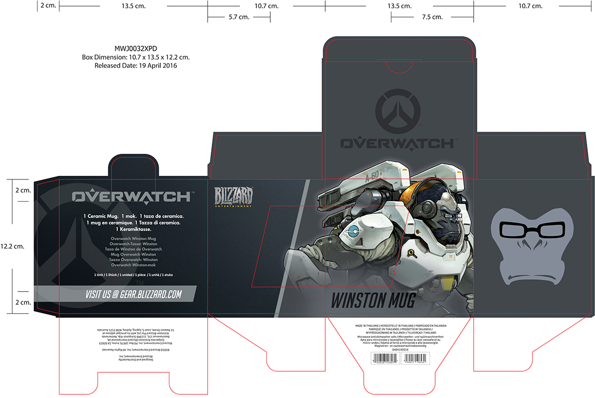 Thank You - Overwatch Hardcover Ruled Journal (1200x808), Png Download