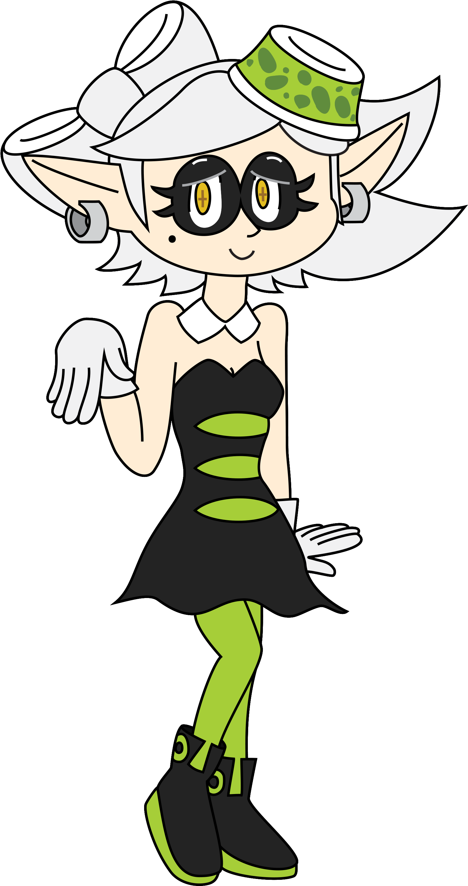 Splatoon Marie Clothing Fashion Accessory Fictional - Splatoon (1687x3105), Png Download