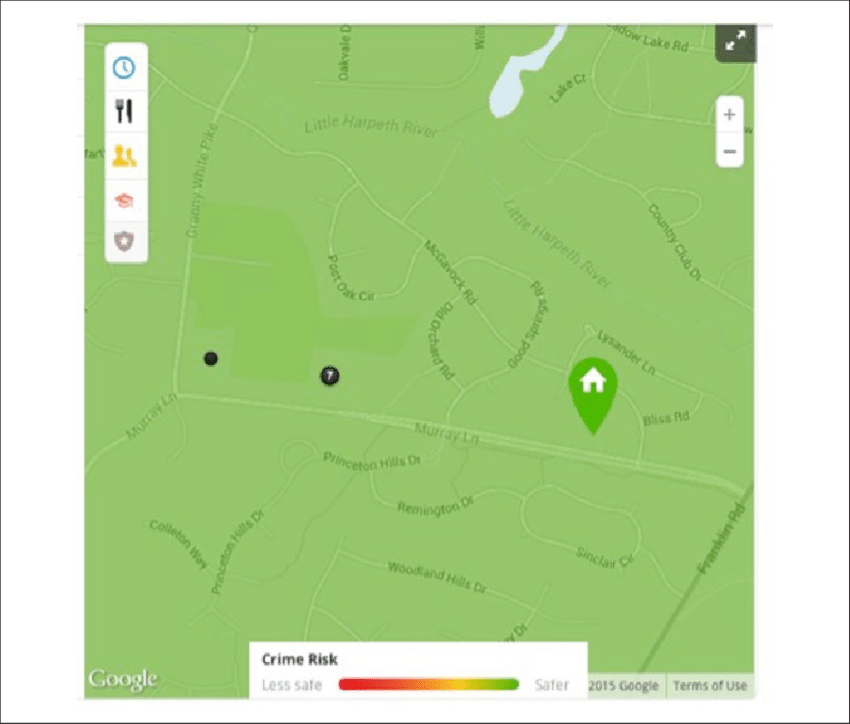 Crime Rates In Areas Adjacent To Brentwood High School - Atlas (850x724), Png Download