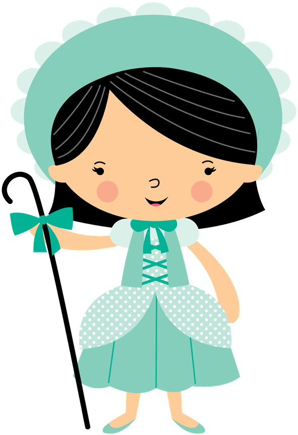 Little Bo Peep And Her Sheep - Mary Had A Little Lamb Clipart (900x900), Png Download