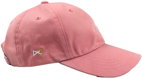 White Edison Dad Hat [pink] - Bojd (500x500), Png Download