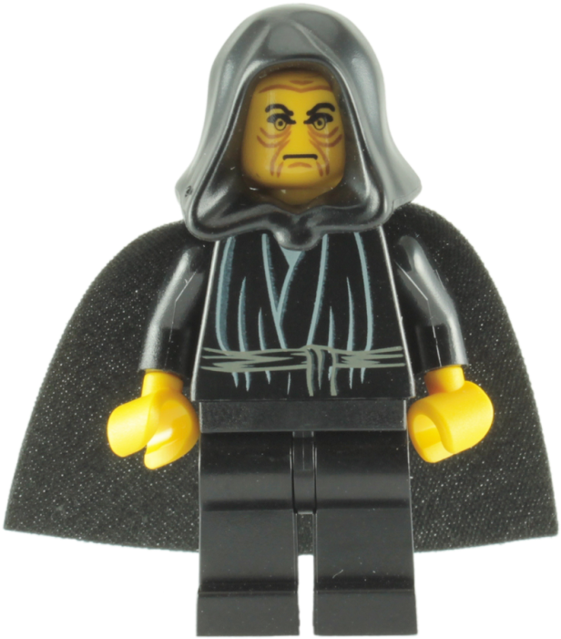 Lego Emperor Palpatine Minifigure - Original Lego Emperor Palpatine (700x700), Png Download
