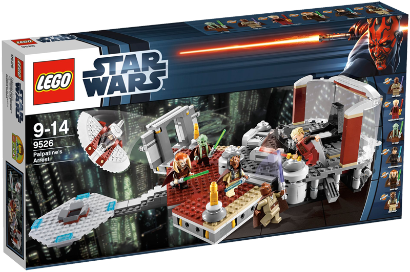 9526 Palpatine's Arrest - Lego Star Wars Palpatine's Arrest Set (800x532), Png Download
