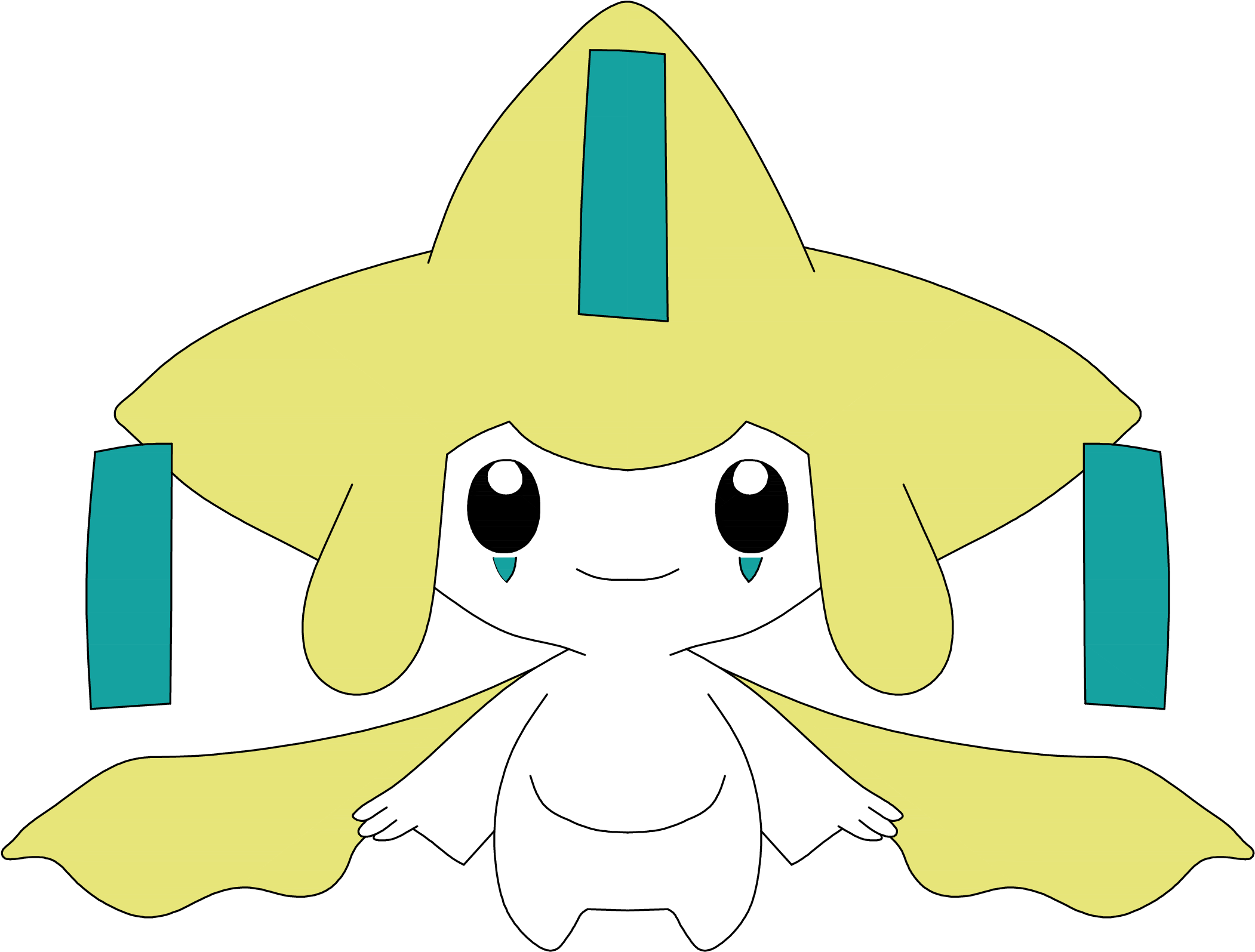 Draw Jirachi (3300x2550), Png Download