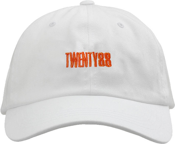 Twenty88 White Dad Hat - Baseball Cap (768x768), Png Download
