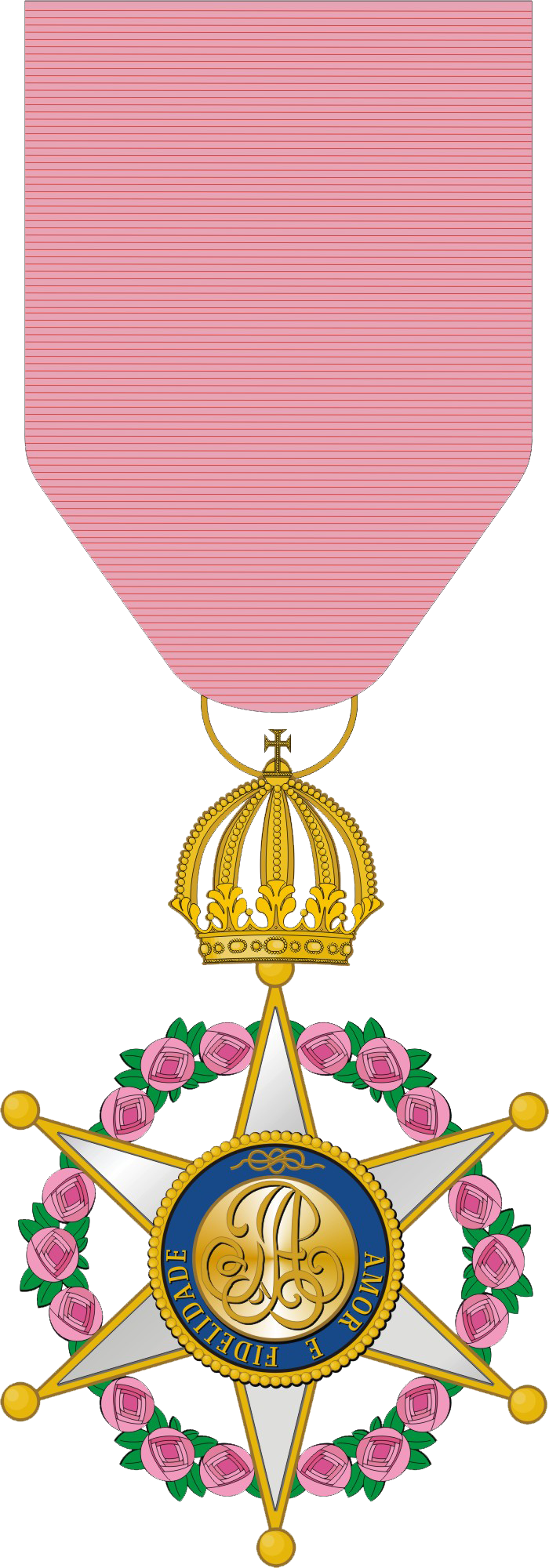 Medalha Oficial Ordem Da Rosa - Imperial Ordem Da Rosa (700x2000), Png Download