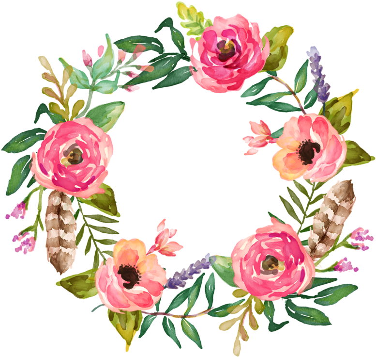 Фото, Автор Arana На Яндекс - Free Printable Flower Wreaths (800x753), Png Download