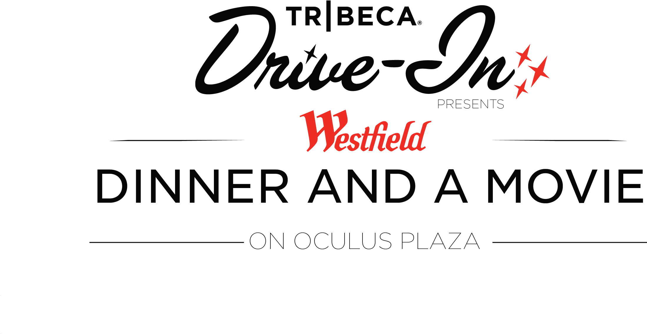 Dinner And A Movie” Outdoor Film Series Returns To - Westfield (2635x1134), Png Download