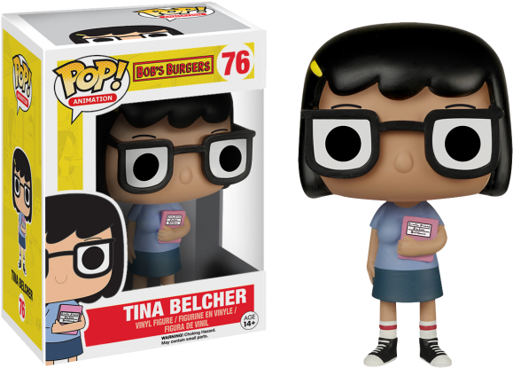 Tina Belcher Bobs Burgers Pop Vinyl - Bobs Burgers Funko (578x578), Png Download