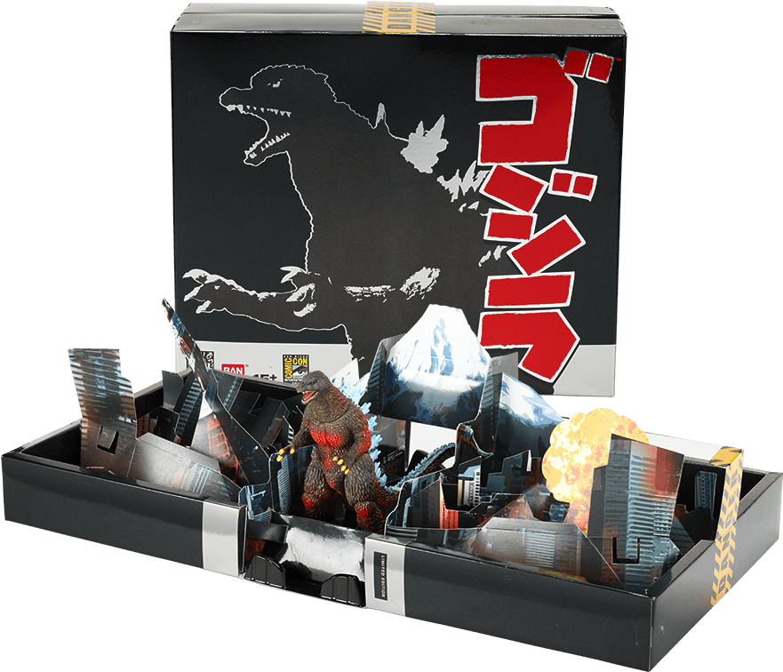 Bandai Godzilla Sdcc Exclusive Revealed - Godzilla Limited Collector's Edition (900x1190), Png Download