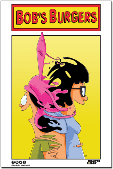 "the Belcher Girls" Poster - Calendar Company Bob's Burgers 2015 Wall Calendar (600x600), Png Download