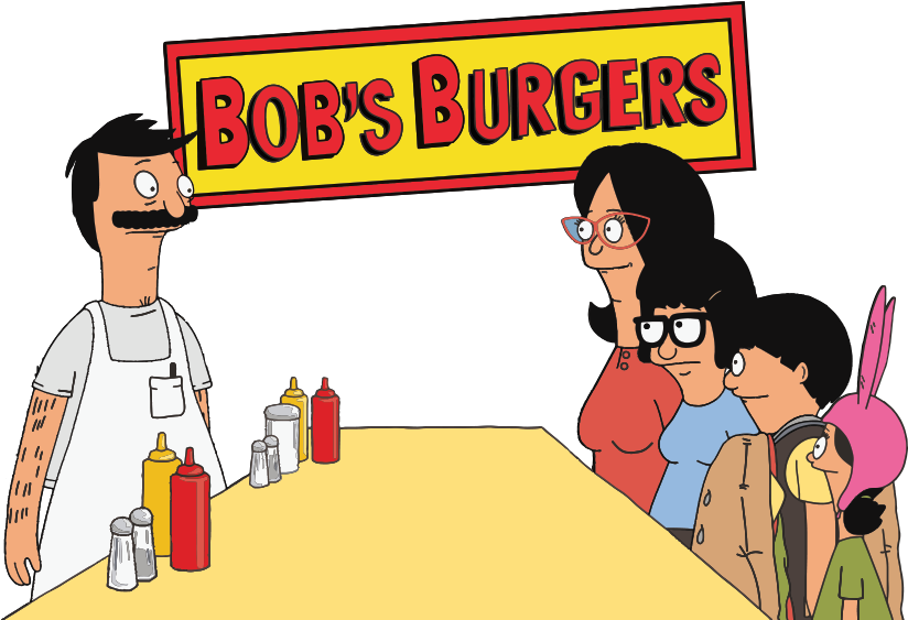 Bob's Burgers Image - Fams Bobs Burgers Tablet - Ipad Air 1 (vertical) (1000x562), Png Download