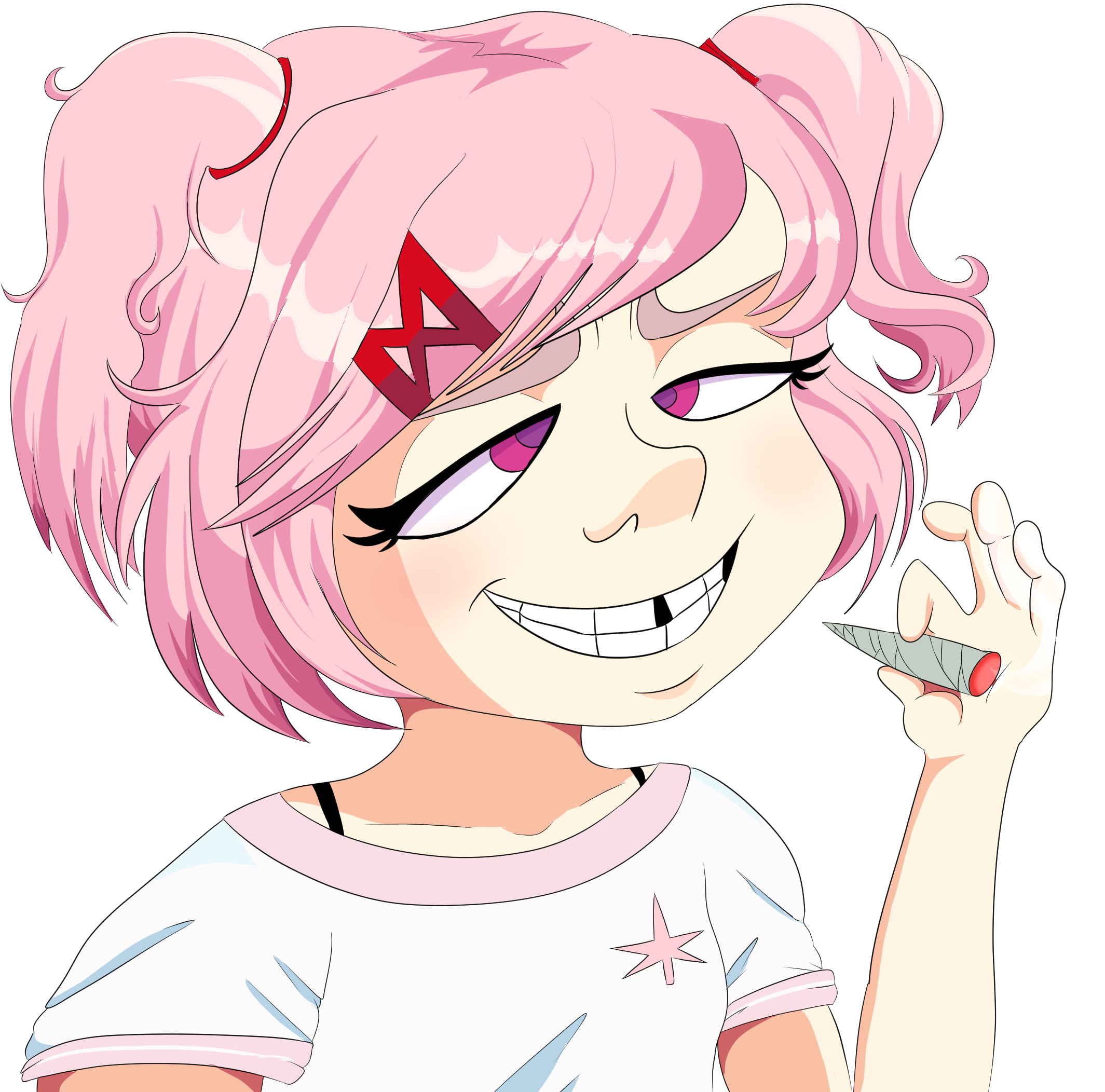 Natsuki - Oc Fanart (2152x2177), Png Download