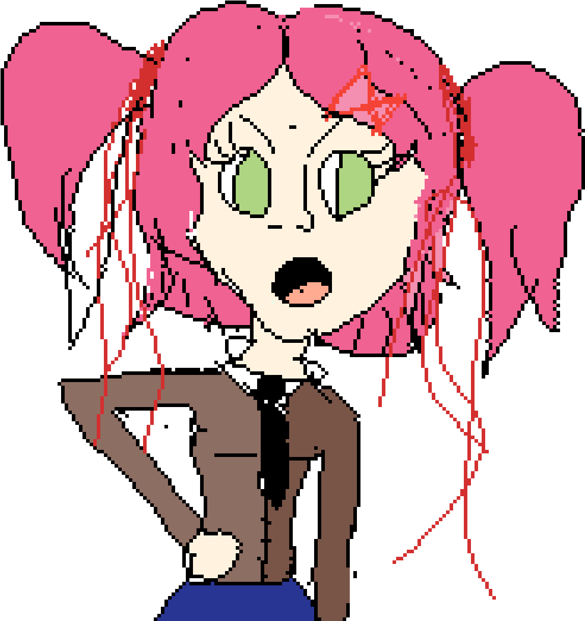Natsuki - Cartoon (1400x1400), Png Download
