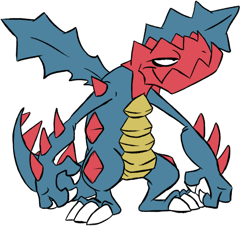 Img 9041 - Druddigon Hate (850x850), Png Download