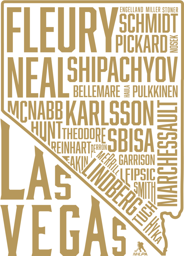 Pack Of 4 Stickers Vegas Golden Knights- Stickers - Transparent Vegas Gold Knights (1000x1000), Png Download