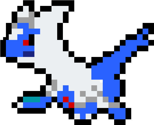 Latios - Latios Pixel Art (1200x1200), Png Download