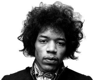 Jimi Hendrix Portrait - Jimi Hendrix (400x400), Png Download