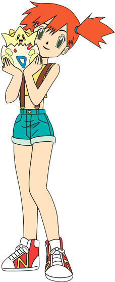 After He Turns Ten Years Old, Ash Ketchum , Who Has - Pokemon People Characters Misty (260x581), Png Download