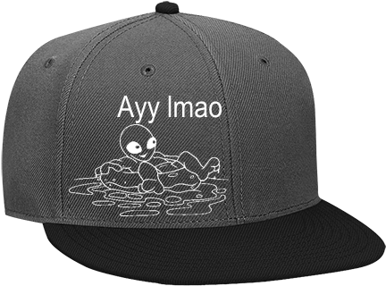 Snapback Flat Bill Hat - Rattpack Hat (450x450), Png Download
