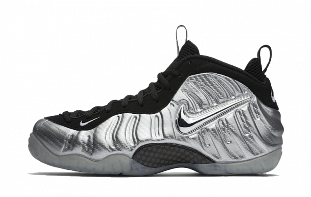 Nike Air Foamposite Pro Silver Surfer (640x640), Png Download