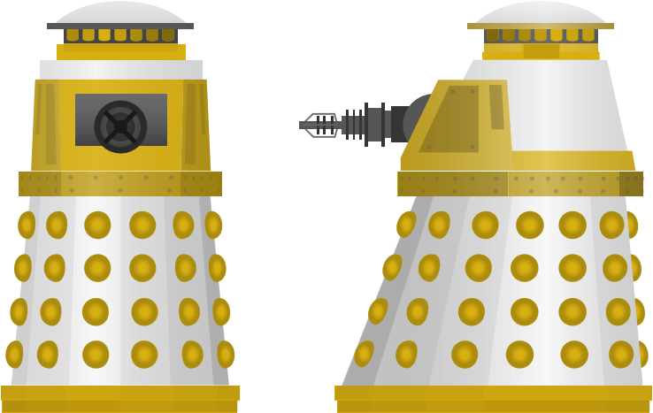 4 Classic Series Special Weapons Dalek - Doctor Who (880x640), Png Download