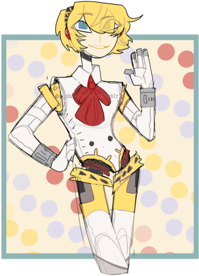 Robo Love Zone - Cartoon (500x553), Png Download