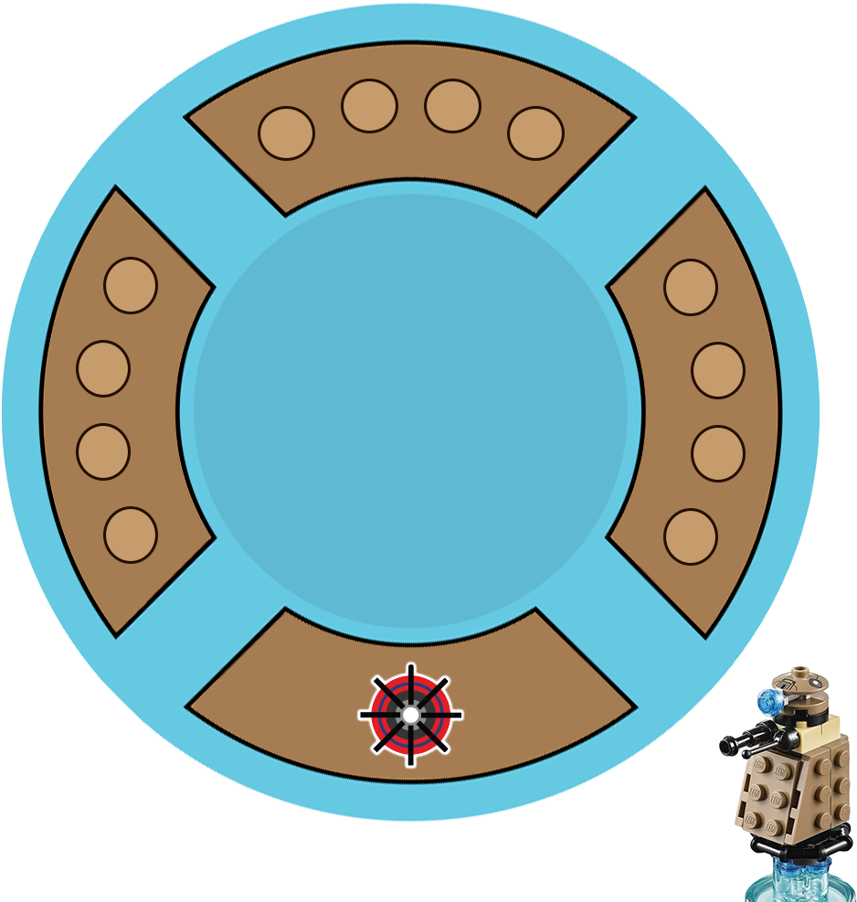 Lego Dimensions Wave 3 Toy Tag - Lego Dimensions Dr Who Cyberman & Dalek Fun Pack (1000x1000), Png Download