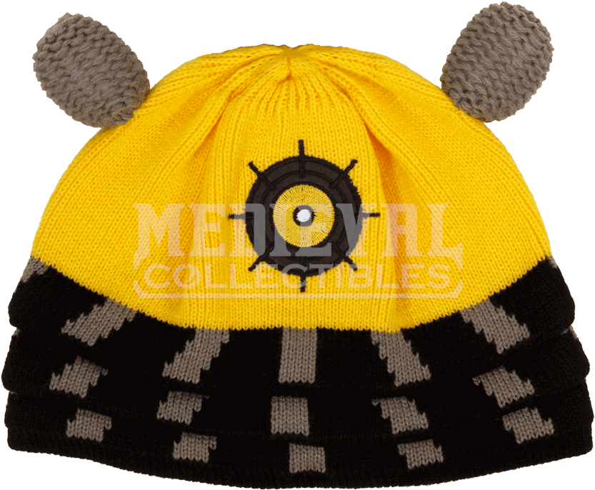 Yellow Doctor Who Dalek Beanie - Beanies - Doctor Who Yellow Dalek Beanie (850x850), Png Download