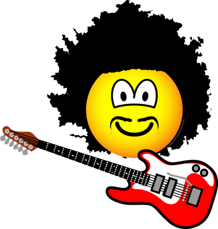 Jimi Hendrix Emoticon - Emoticon Jimi Hendrix (449x472), Png Download