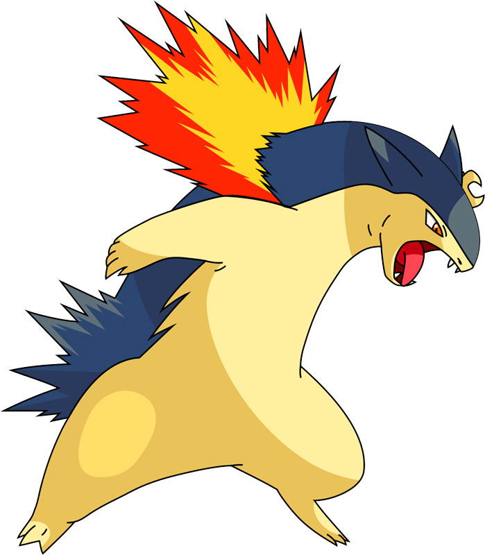 Shiny Typhlosion Pokédex - Typhlosion Pokemon (699x800), Png Download