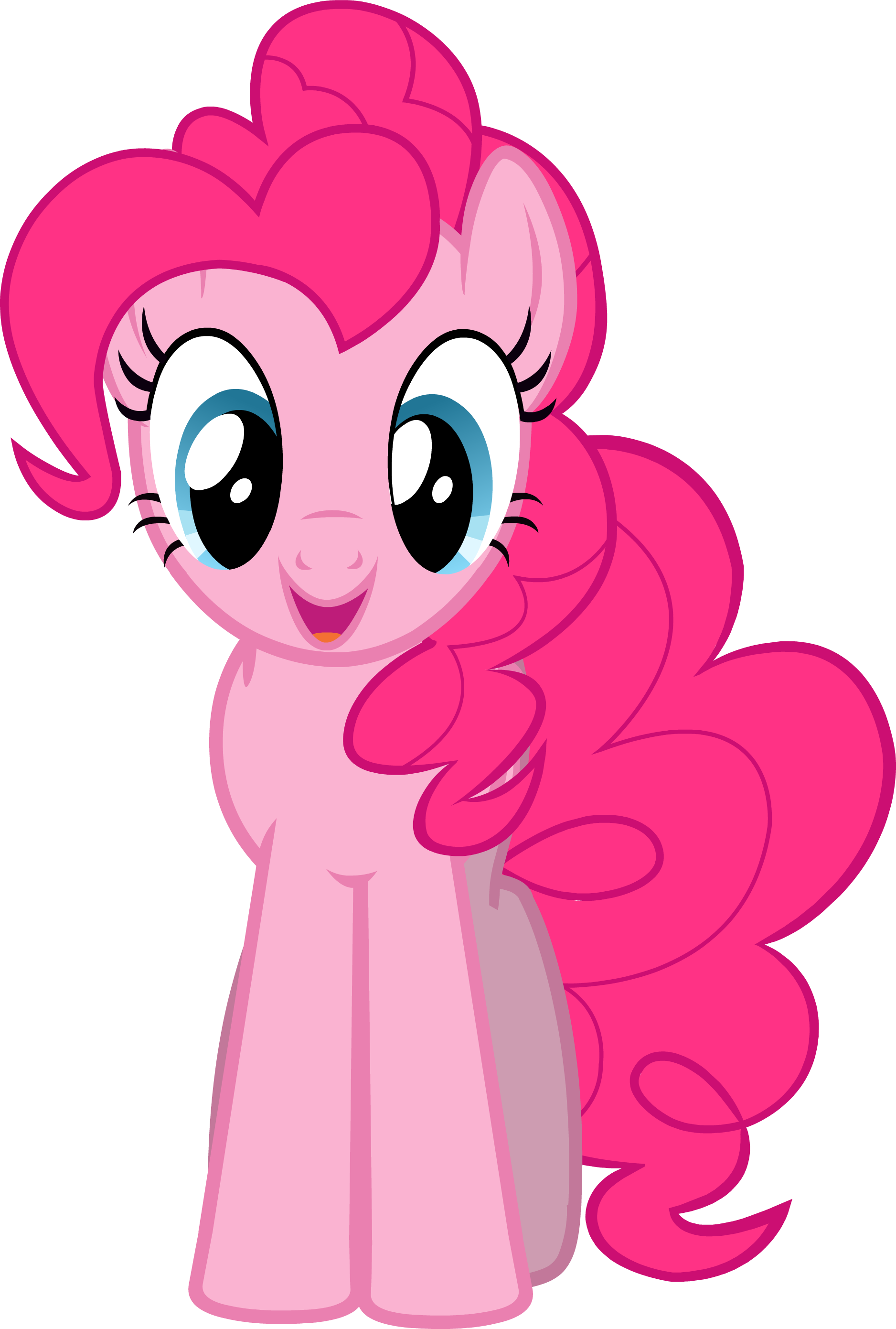 Jpg Pinkie Pie Smile Parade With The Mane - Mlp Happy Pinkie Pie (1876x2781), Png Download