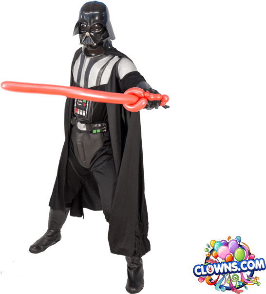Darth Vader Star Wars - Clown (727x646), Png Download