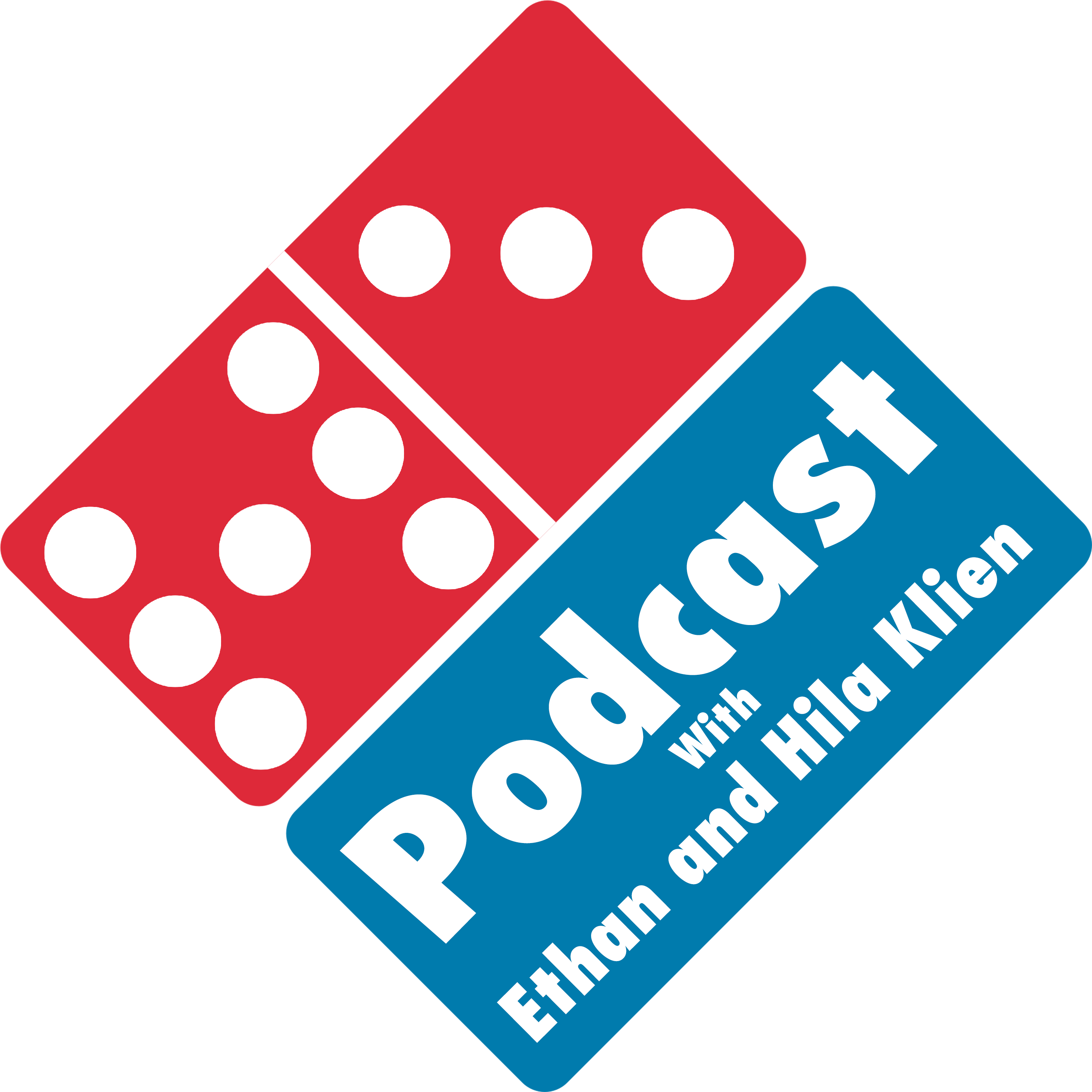 Download Hd H3 Podcast As Domino S Logo Dominos Pizza Logo Png Transparent Png Image Nicepng Com