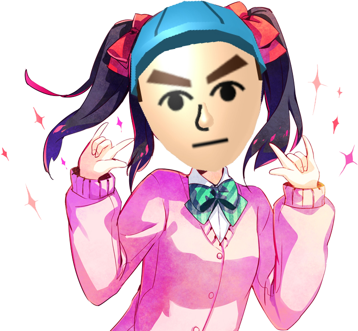 Heartbeats X Mii Kingzawa - Nico Nico Nii Png (800x689), Png Download