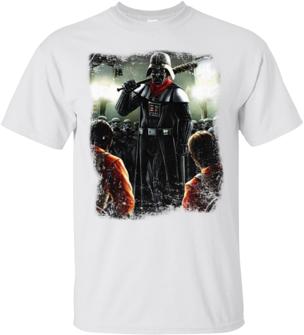 Star Wars Dark Vader Hoodies Sweatshirts - Darth Vader The Walking Dead (1155x1155), Png Download