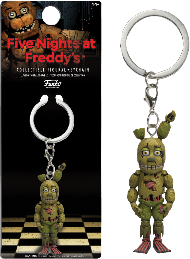 Spring Trap Keychain Download Five - Five Nights At Freddy's - Springtrap Figural Keychain ...