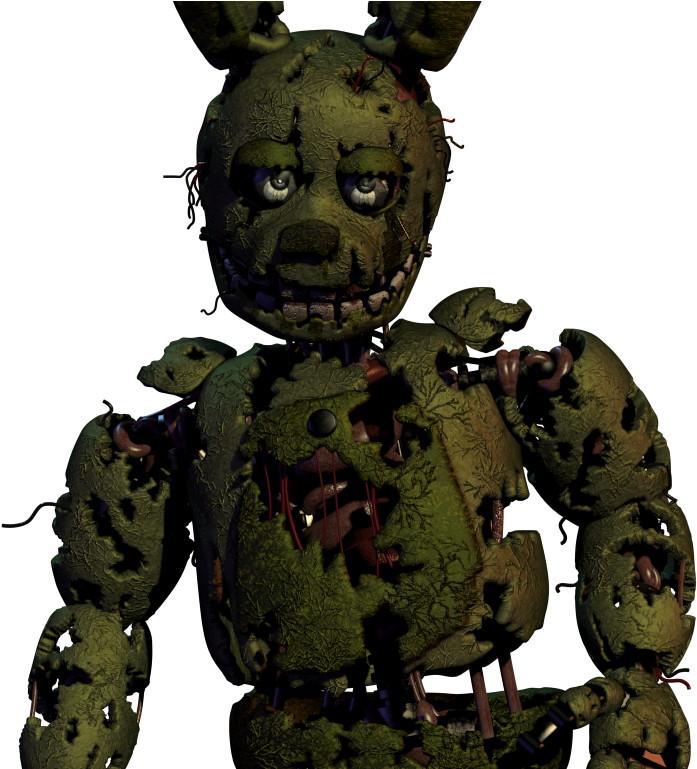 Springtrap - Fnaf Springtrap (768x768), Png Download