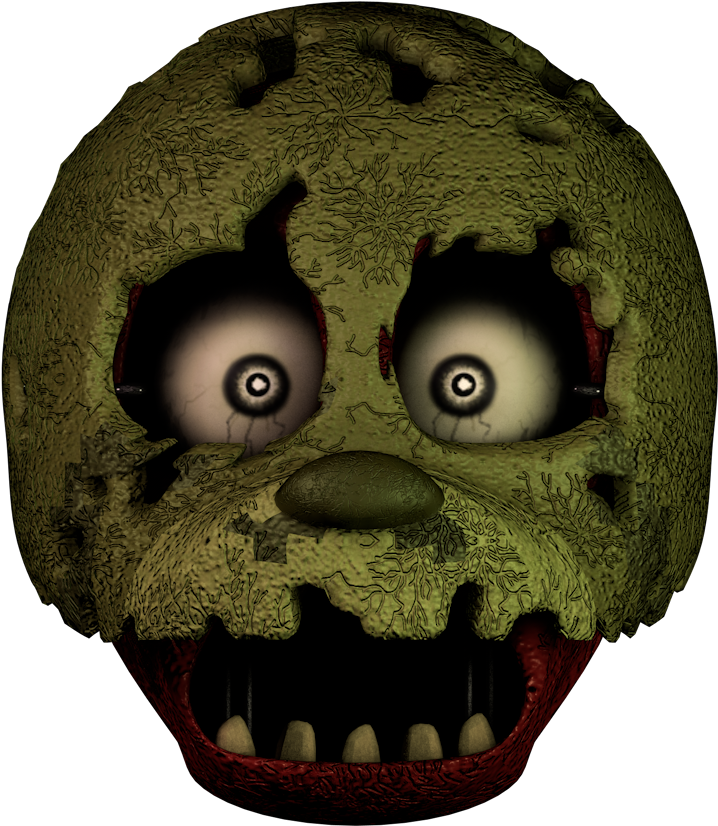 Modelstylized Springtrap - Skull (1920x1200), Png Download