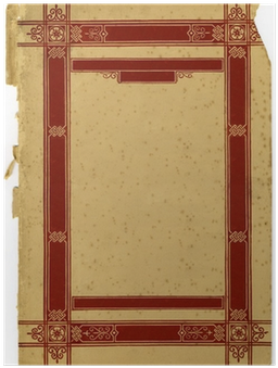 Vintage Decorative Frame Against Ripped Paper Texture - Door (400x400), Png Download