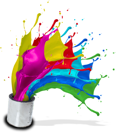 El Balde Lo Saque De Google Pero La Pintura Morada - Painting (489x561), Png Download