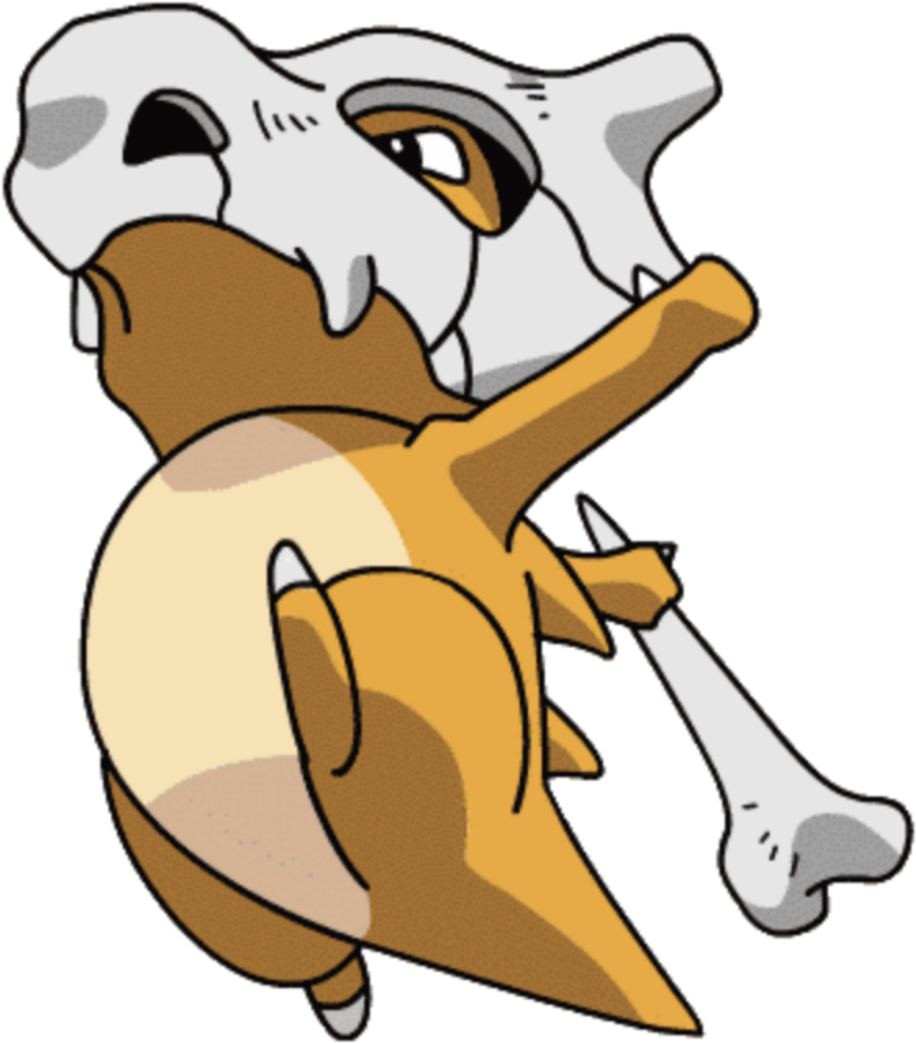 Cubone - Cubone Png (337x383), Png Download