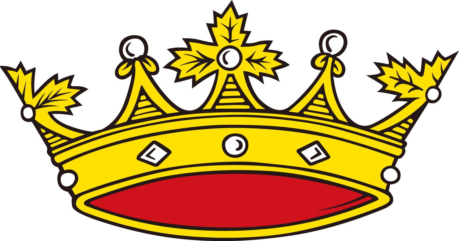Download HD La De Reina Elizabeth - Corona Dibujos Animados Transparent PNG  Image - NicePNG.com, image size:1503x790