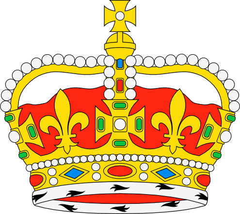 Corona De San Eduardo - Corona De Inglaterra Dibujo (495x442), Png Download