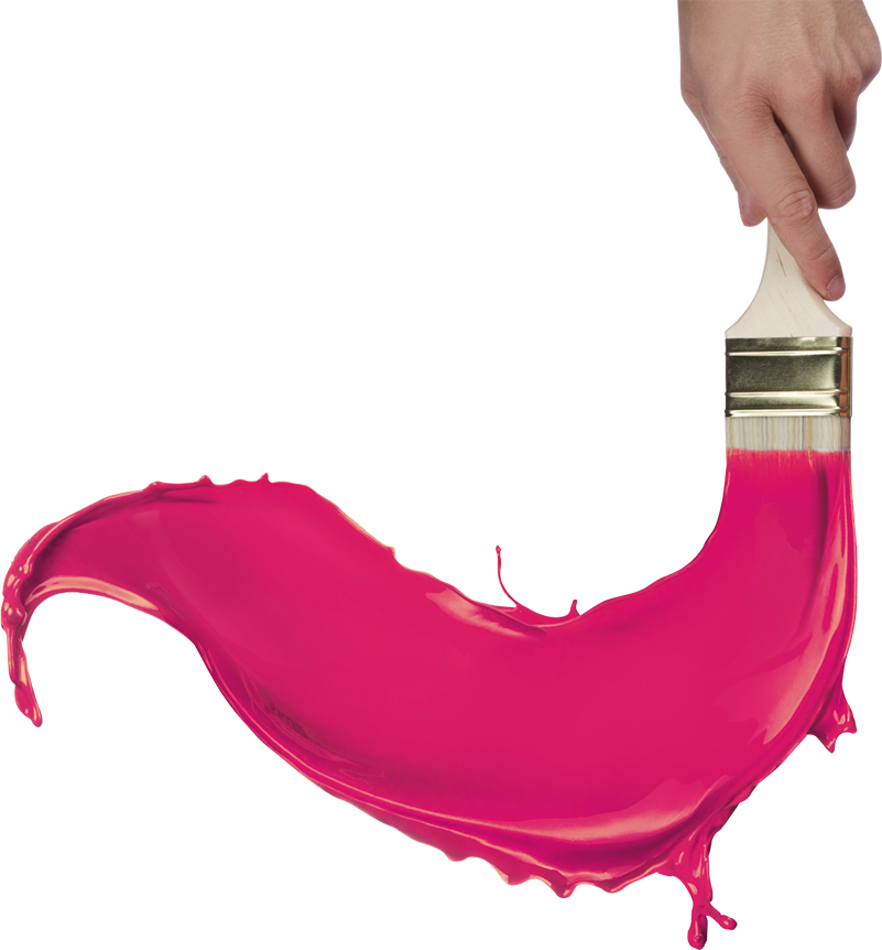 Paint Brush Splash Gif (801x862), Png Download
