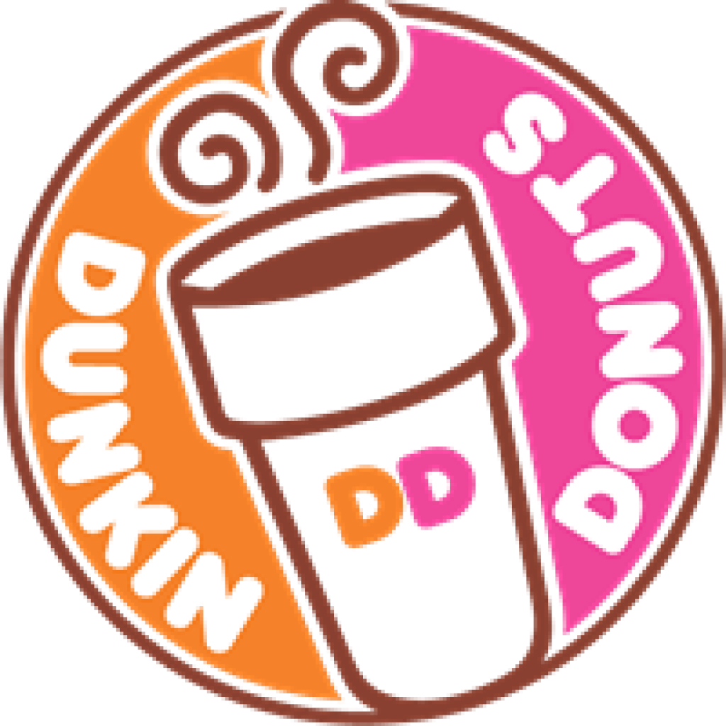 Royalty Free Library Building Free On Dumielauxepices - Dunkin Donuts Round Logo (1024x1024), Png Download