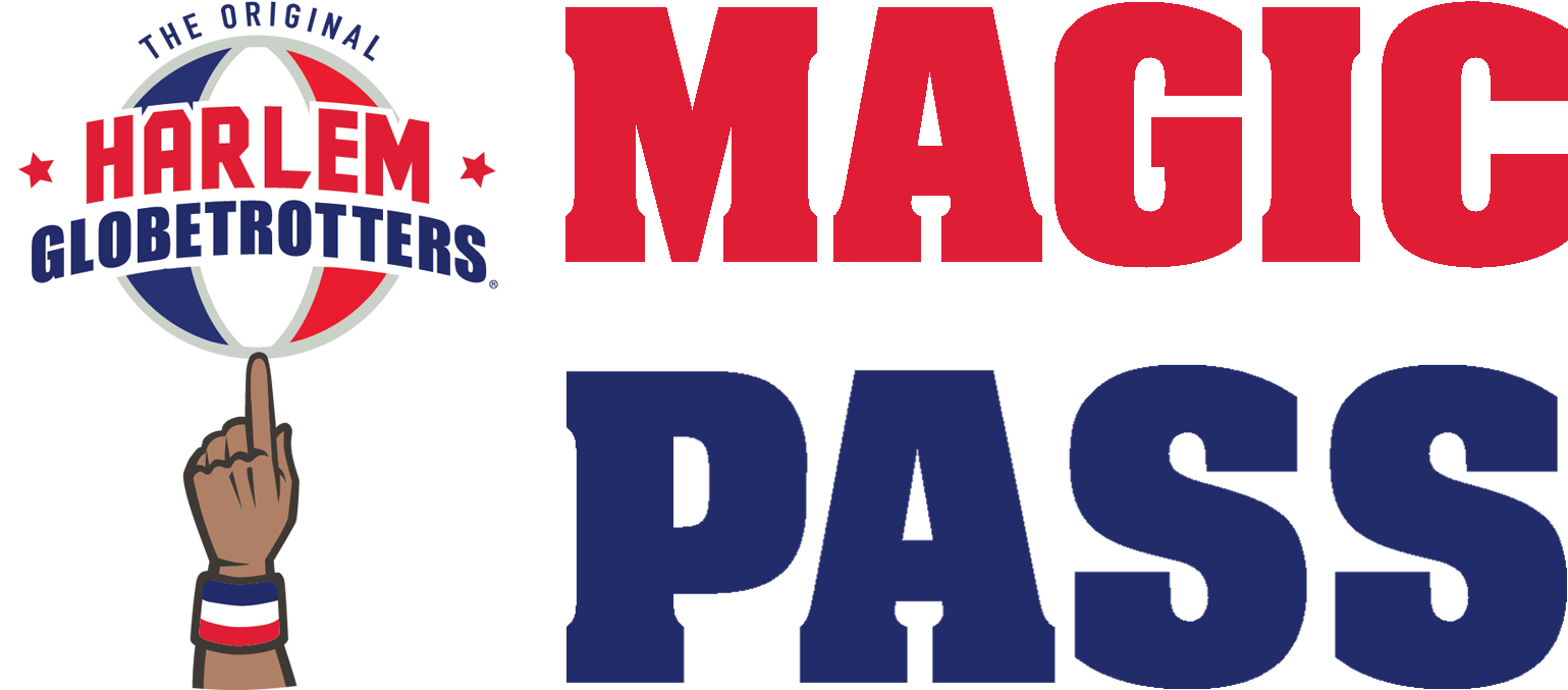 Magic Pass 2017 - Original Harlem Globetrotters Logo (1657x829), Png Download