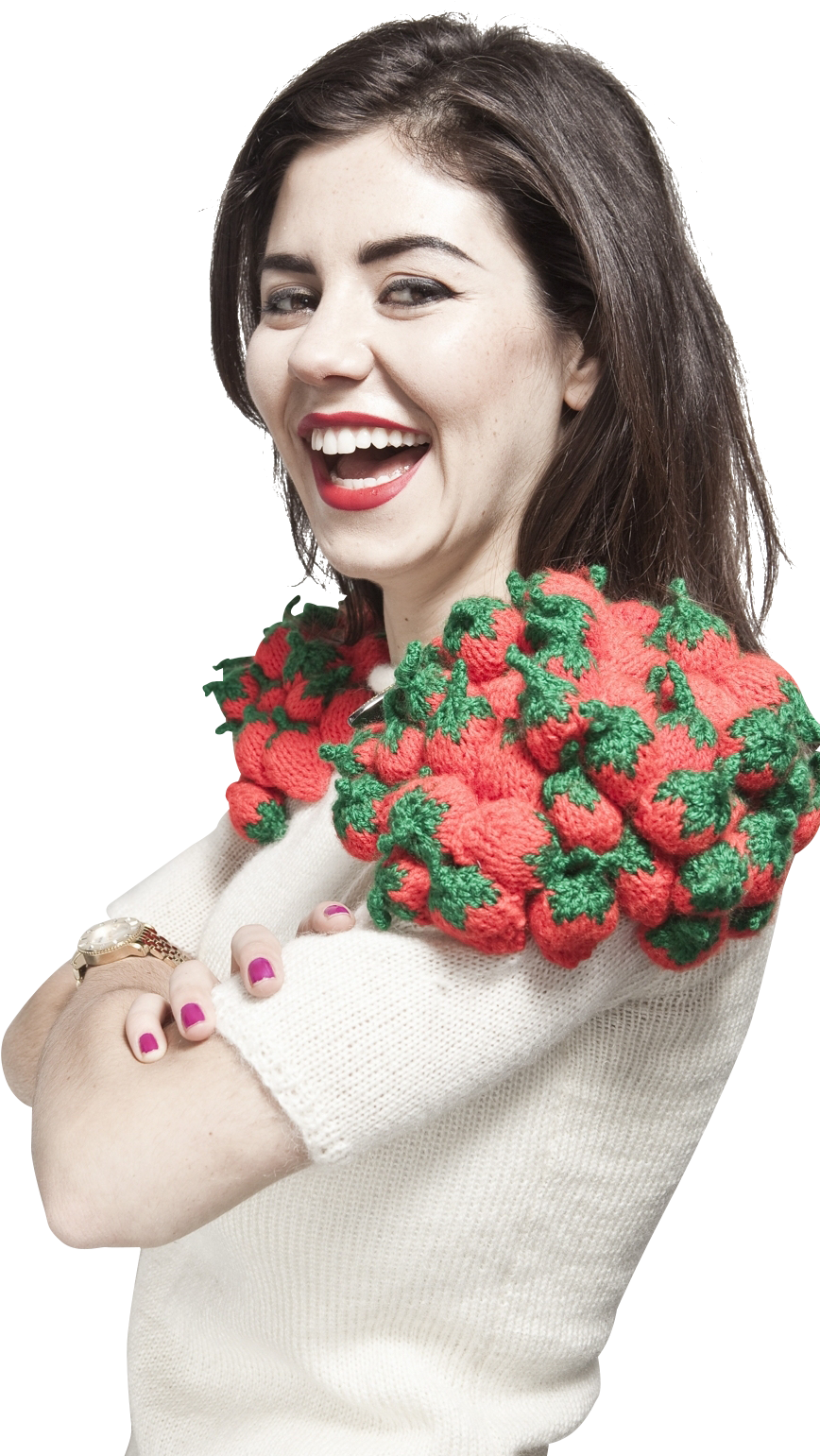 Marina And The Diamonds - Marina And The Diamonds Transparent (910x1542), Png Download