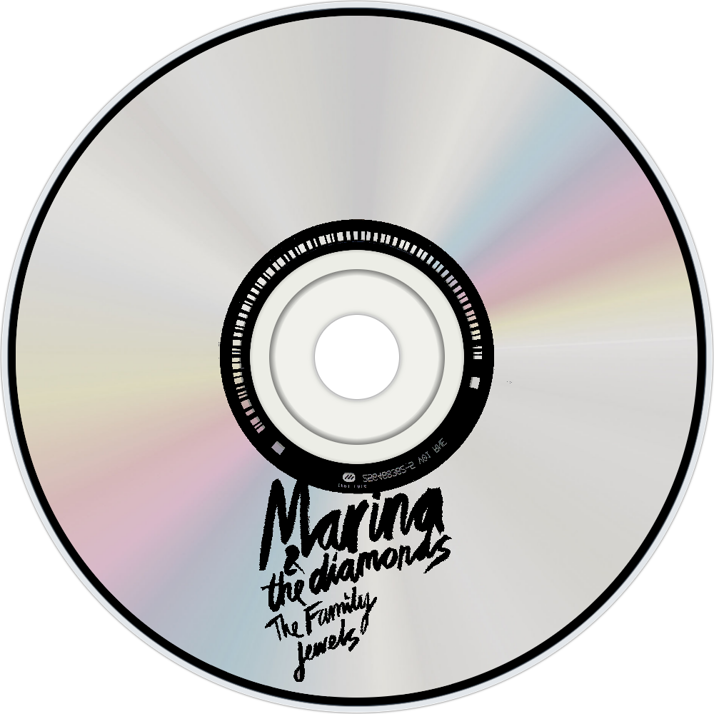 Marina & The Diamonds The Family Jewels Cd Disc Image - Marina And The Diamonds The Family Jewels Cd (1000x1000), Png Download