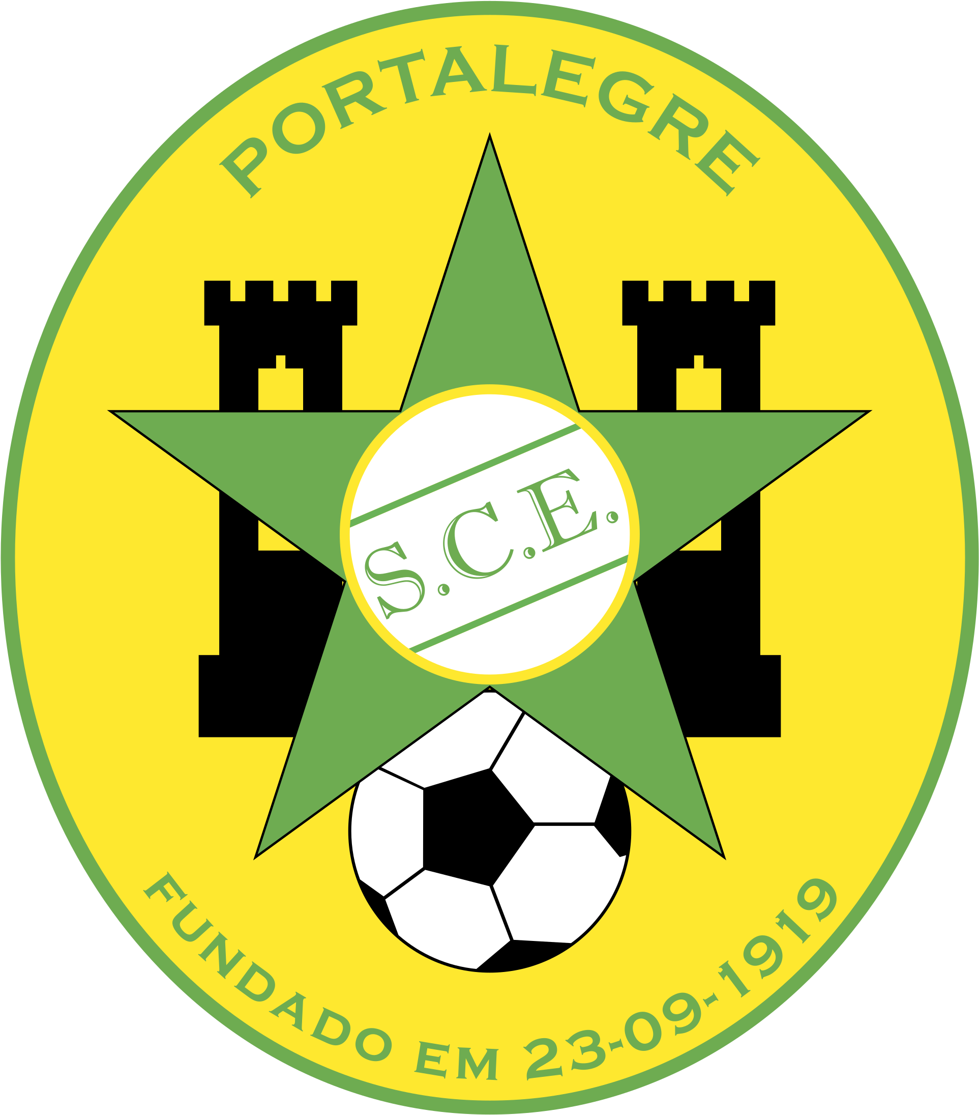 Estrela De Portalegre Logo Png Transparent - Sport Clube Estrela De Portalegre (2400x2400), Png Download